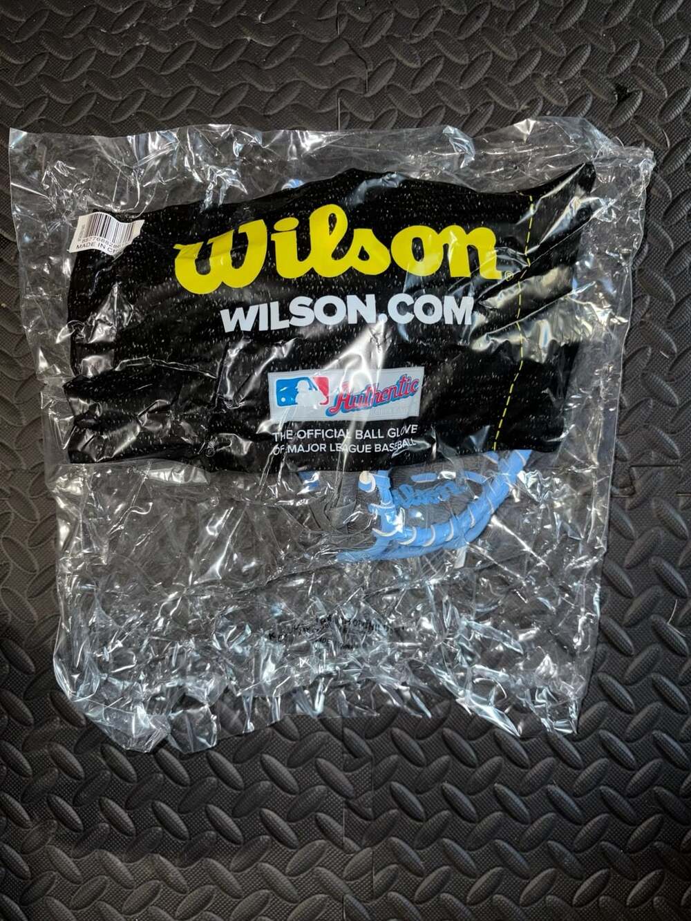 Wilson A200 Youth Baseball Glove 7 & Under Gray Blue Autism Speaks